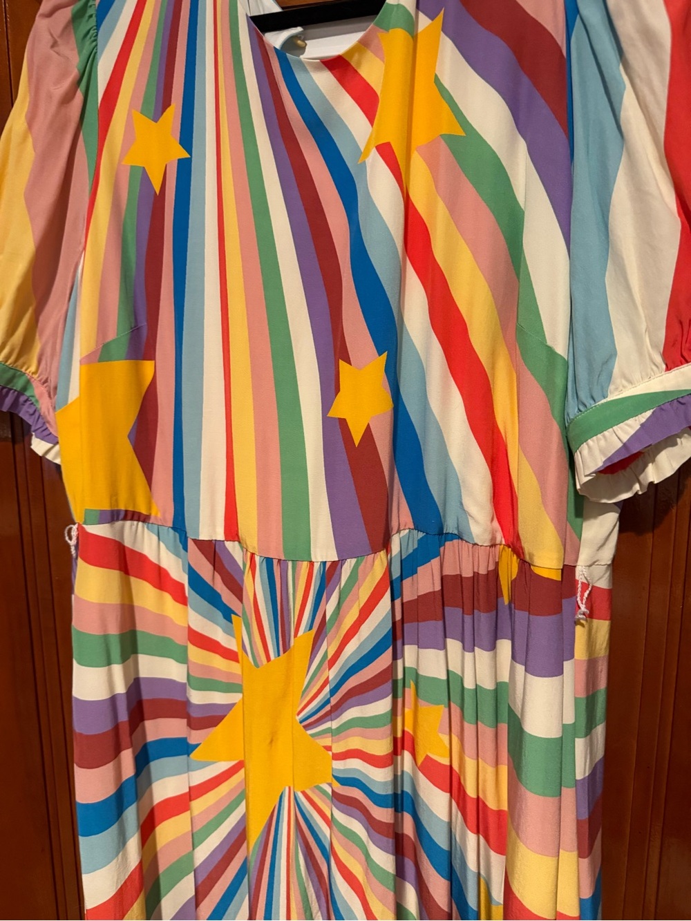Boden Rainbow Short Sleeve dress - Picture 2 of 5